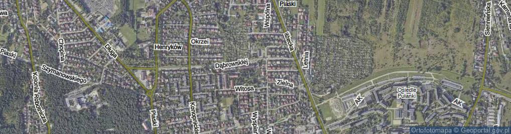 Zdjęcie satelitarne Wybickiego Józefa, gen. ul.